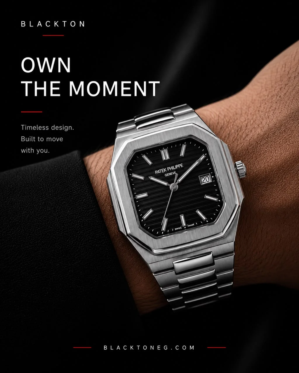 WhatsApp Image 2026-07-30 at 1.23.05 AM BLACKTON Cubitus Black Silver - الصورة 1